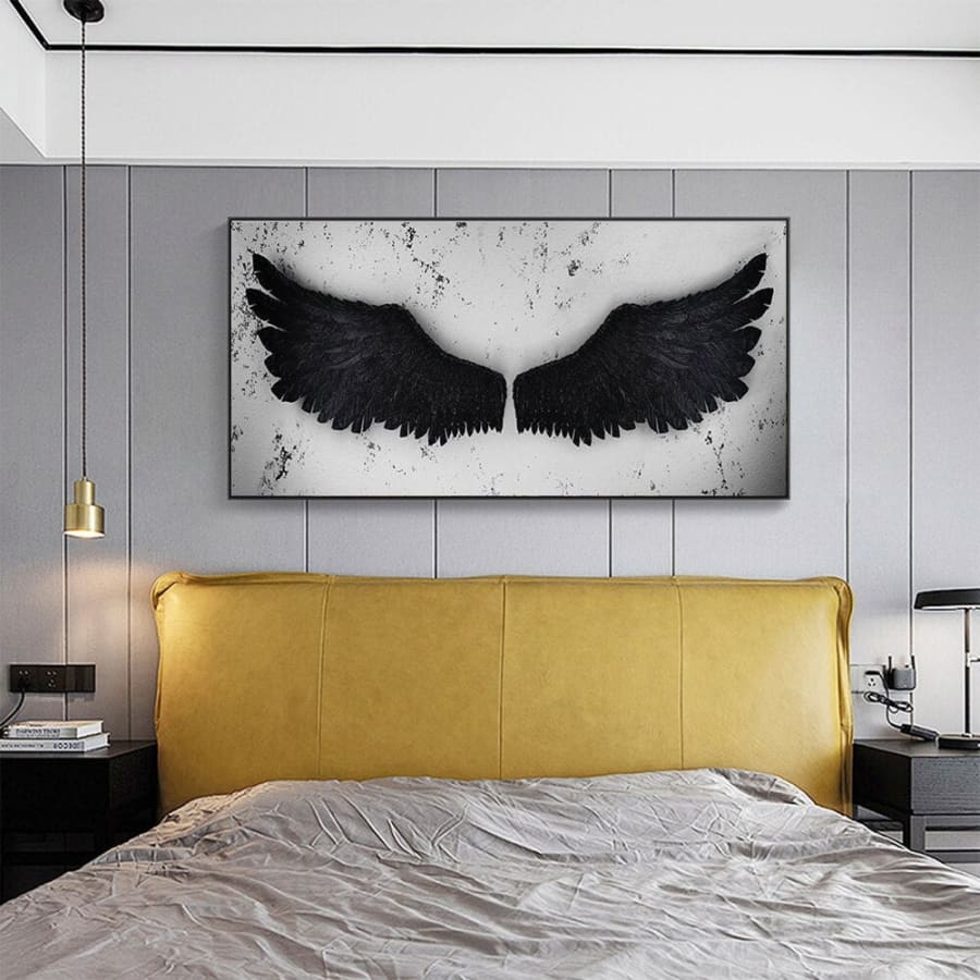 Abstract Angel Wings Painting