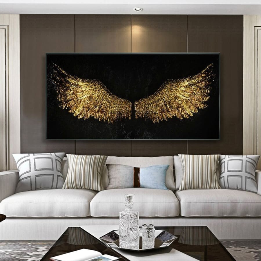 Abstract Angel Wings Painting