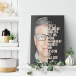 Bill Gates Quote Canvas