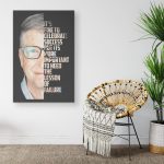 Bill Gates Quote Canvas - Wall Art