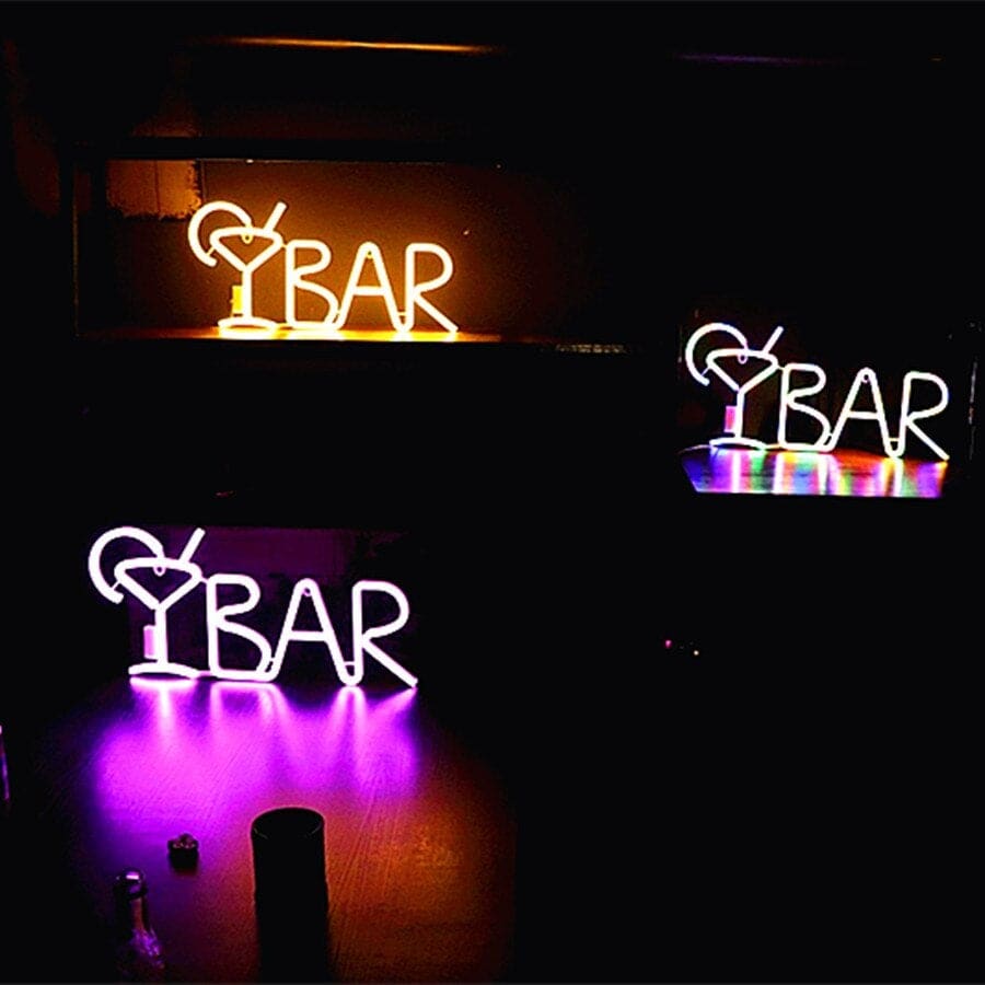 Cocktail Bar Neon Light