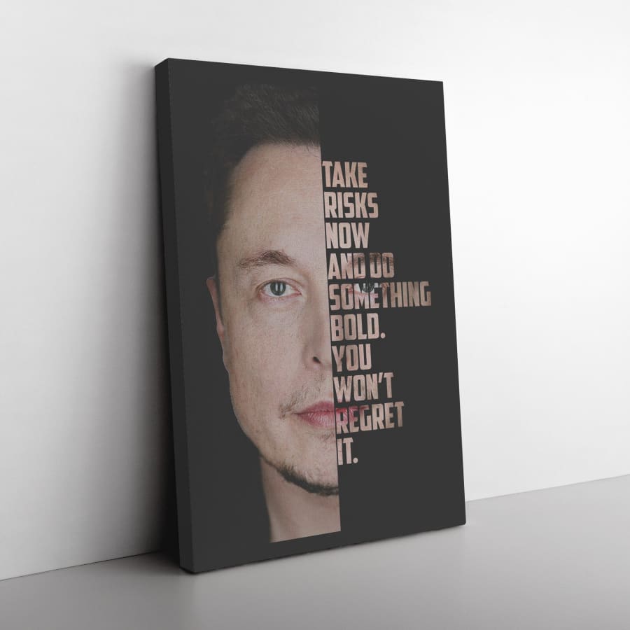 Elon Musk Quote Canvas - Wall Art
