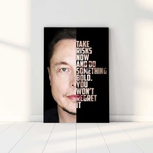 Elon Musk Quote Canvas - Wall Art