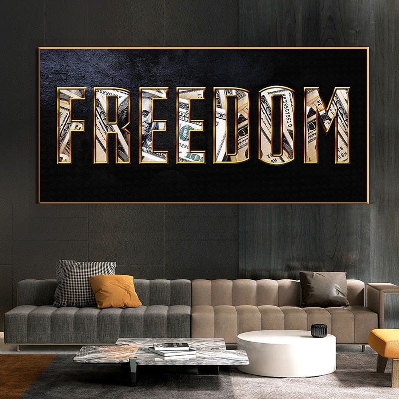Freedom Money Canvas