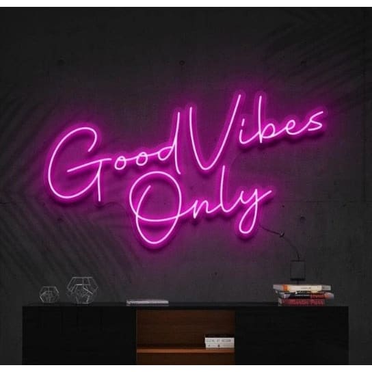 Good Vibes Only Neon Light