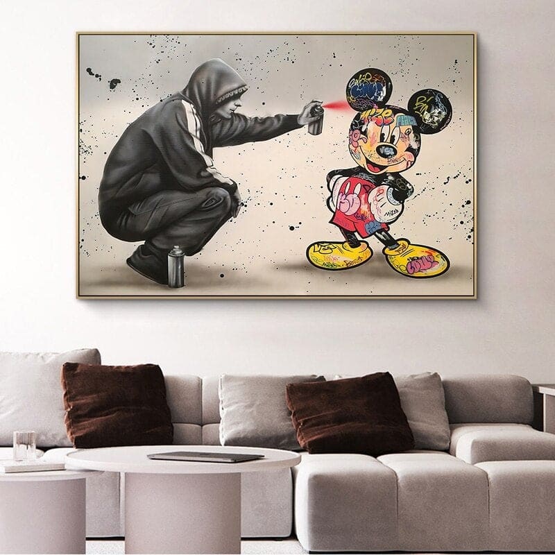Graffiti Mouse Canvas