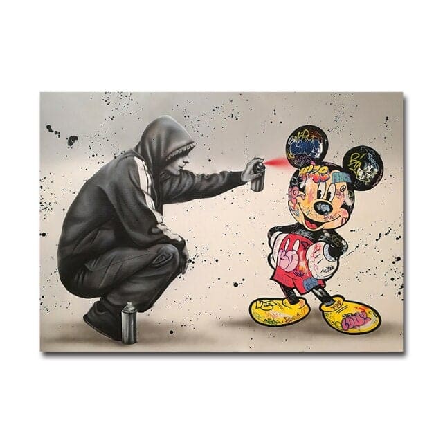 Graffiti Mouse Canvas