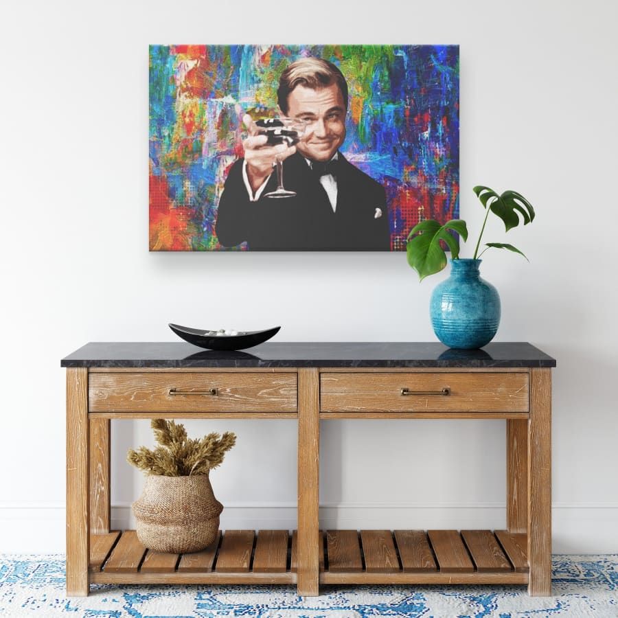 Great Gatsby Cheers Canvas
