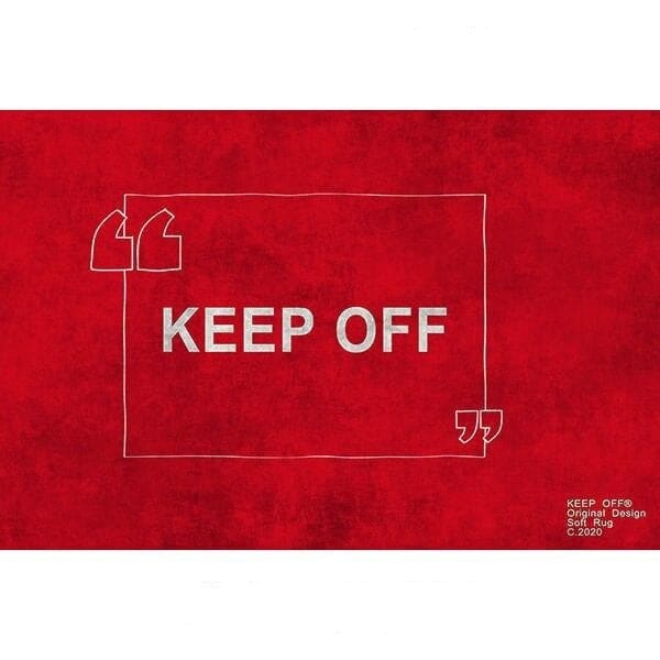 KEEP OFF Quote Room Rug