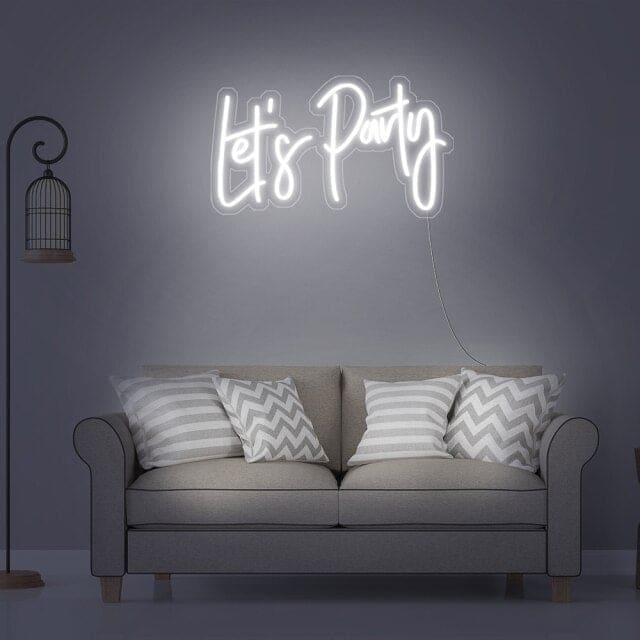 Let's Party Neon Light