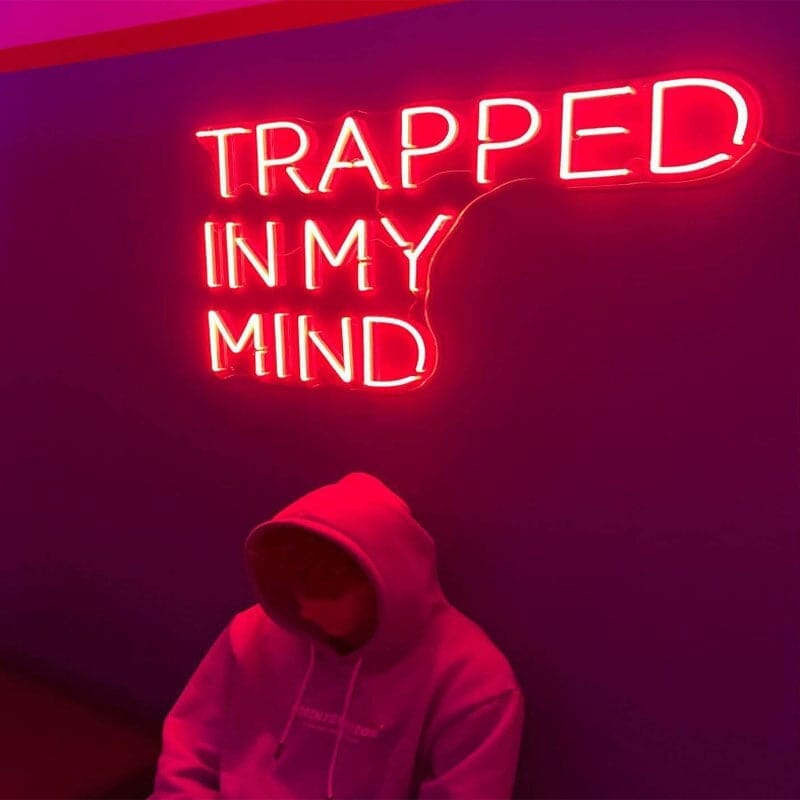 Trapped In My Mind Neon Sign