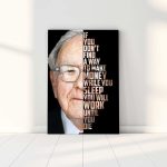 Warren buffett Quote Canvas - Wall Art