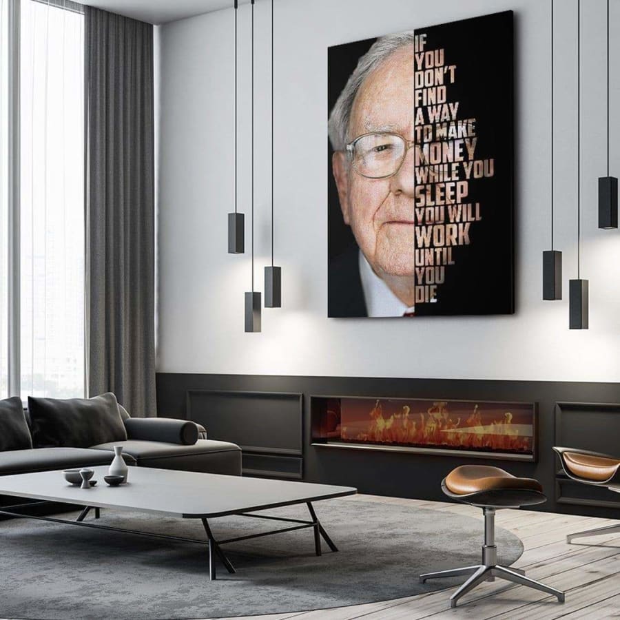 Warren buffett Quote Canvas - Wall Art