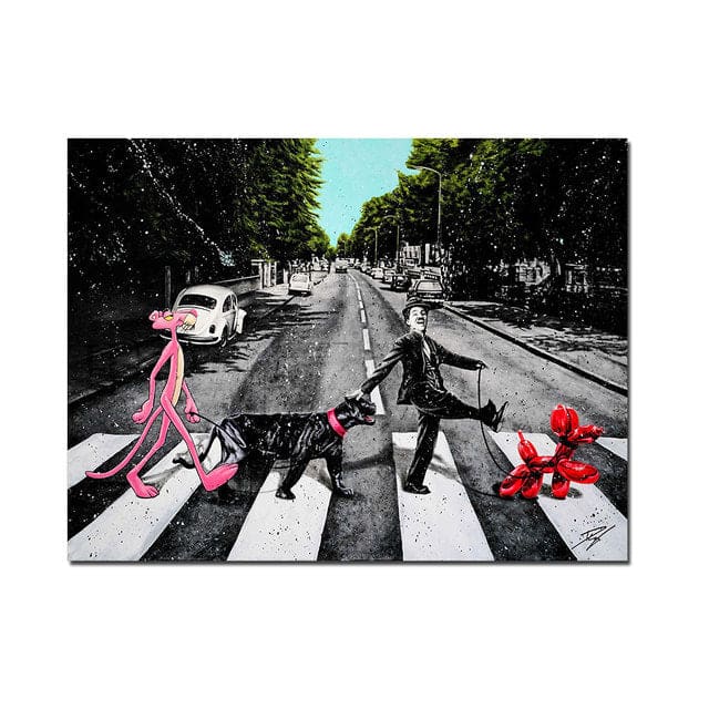 Abbey Road Panther Canvas