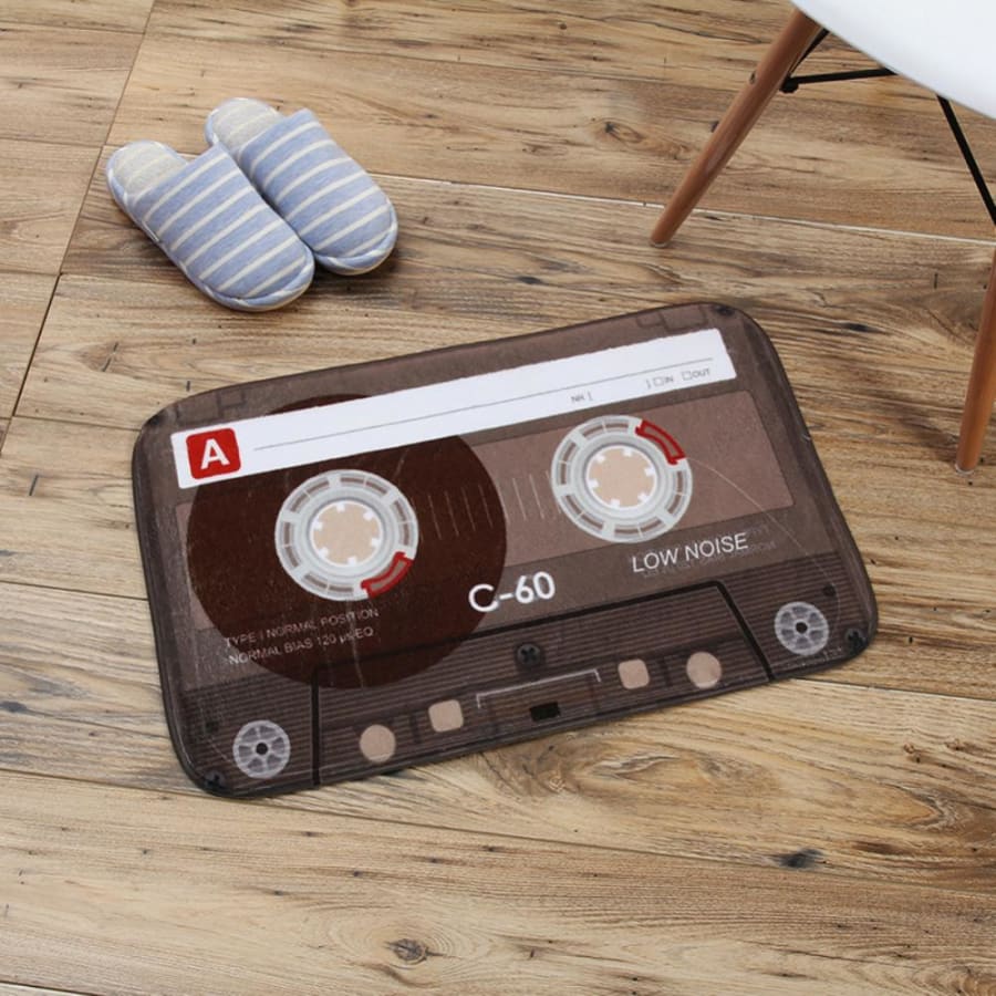 Cassette Music Tape Floor Mat