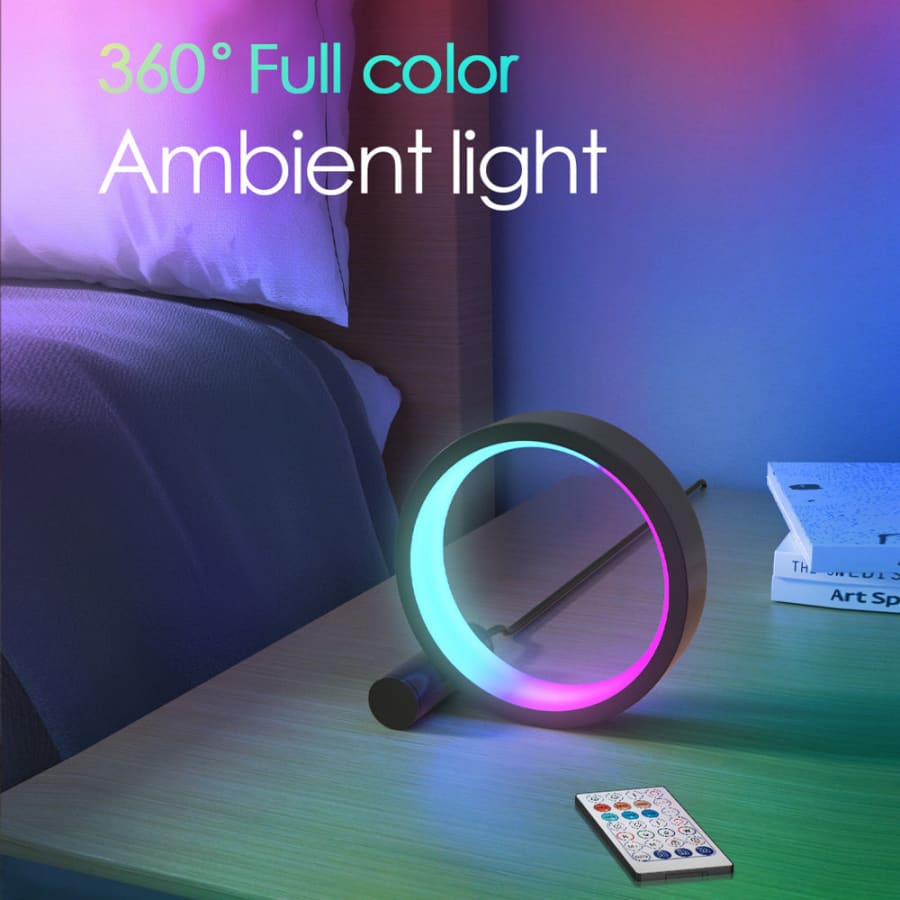 Circular LED RGB Desk Lamp