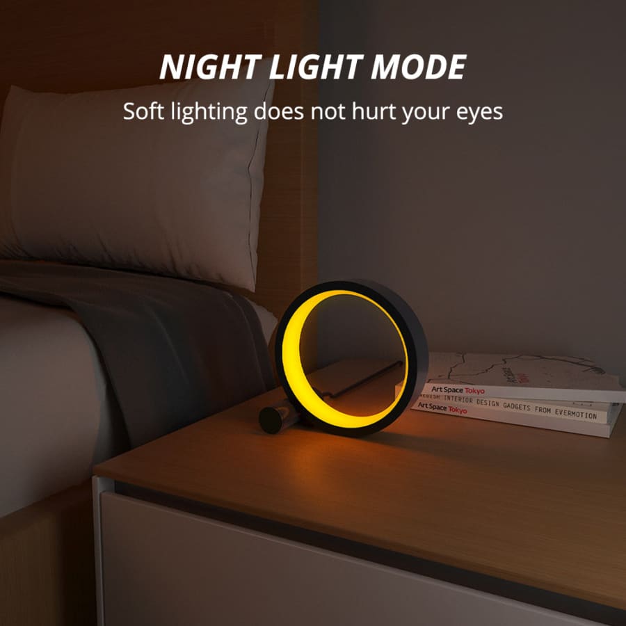 Circular LED RGB Desk Lamp