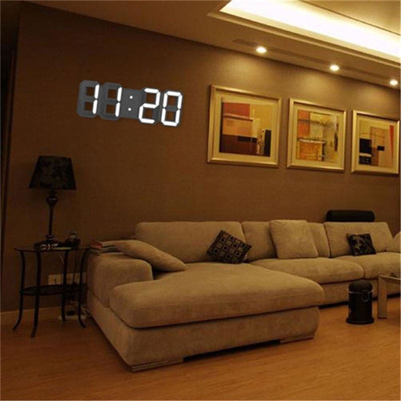 LED Digital Wall Hanging Clock Home Decor