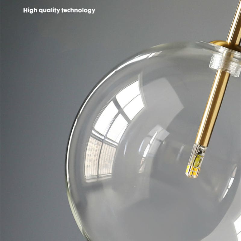 Modern Led Pendant Lamp Glass Ball