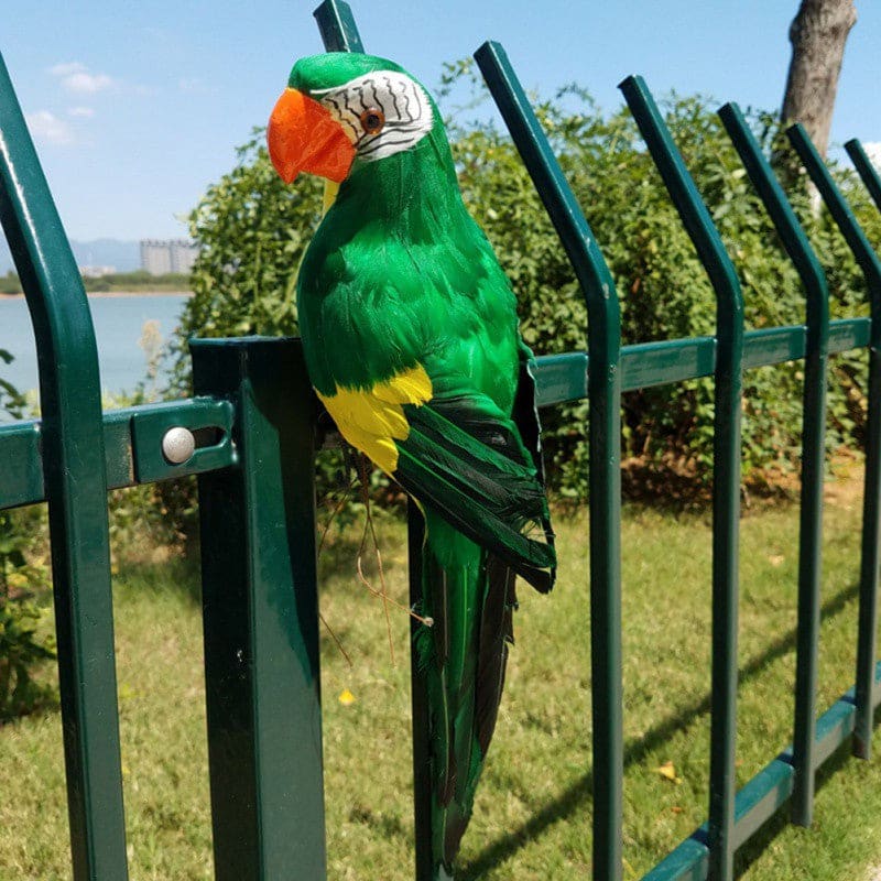 Parrot Feather Outdoor Ornament