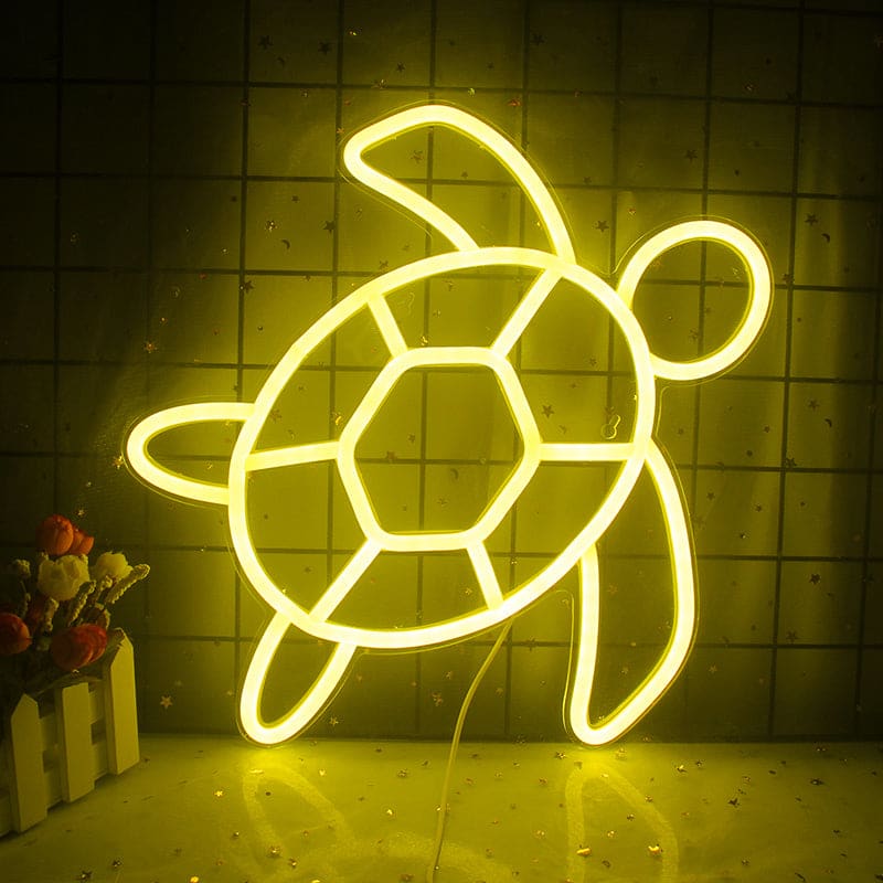 Sea Turtle Design LED Neon Sign
