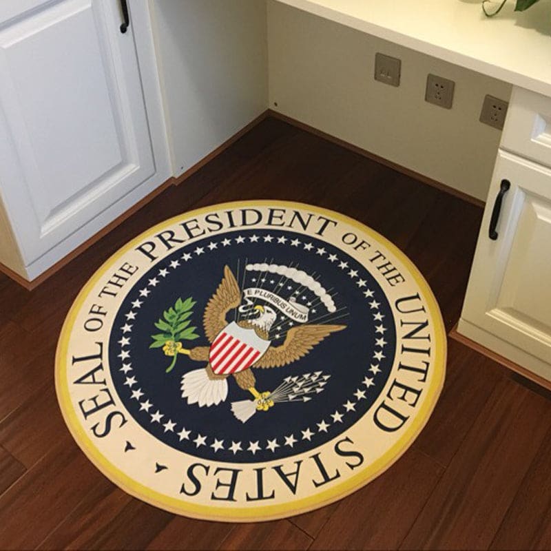Seal Of The President Round Carpet