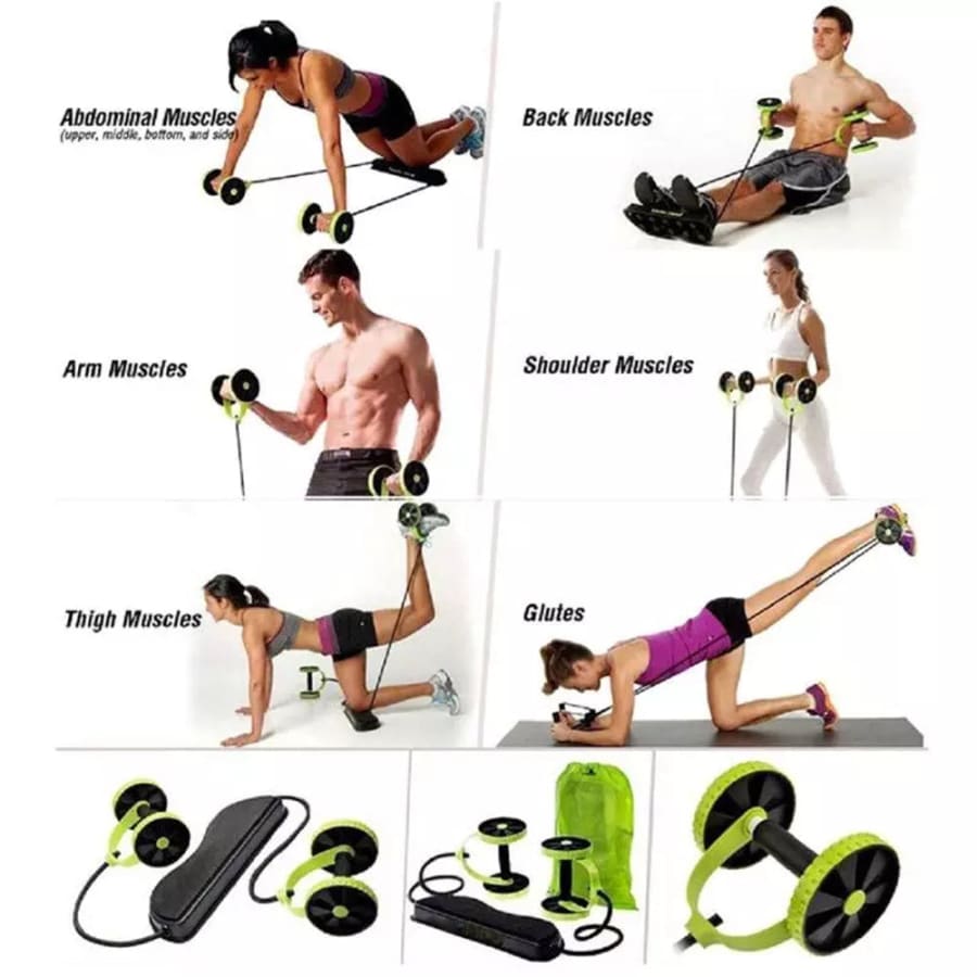 Abdominal Exercise Home Double Roller