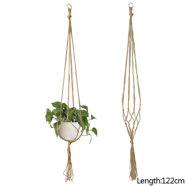 Hanging Garden Rope Basket