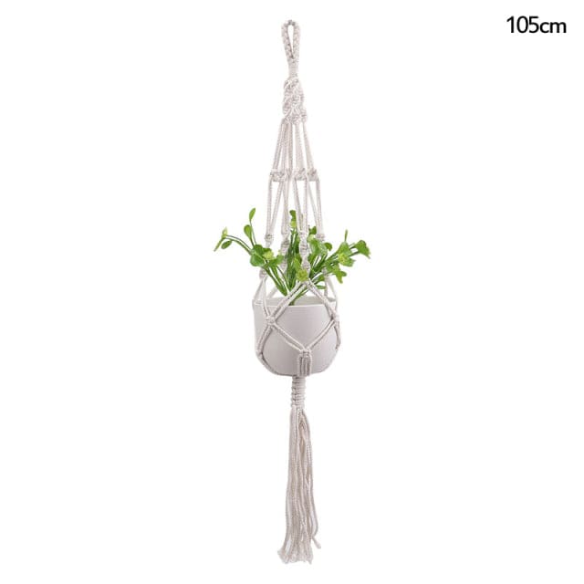 Hanging Garden Rope Basket