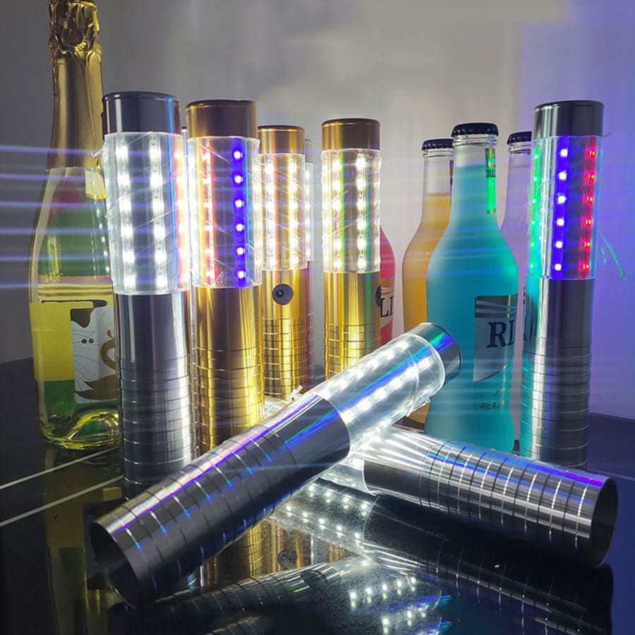 LED Strobe Baton Champagne Bottle Topper