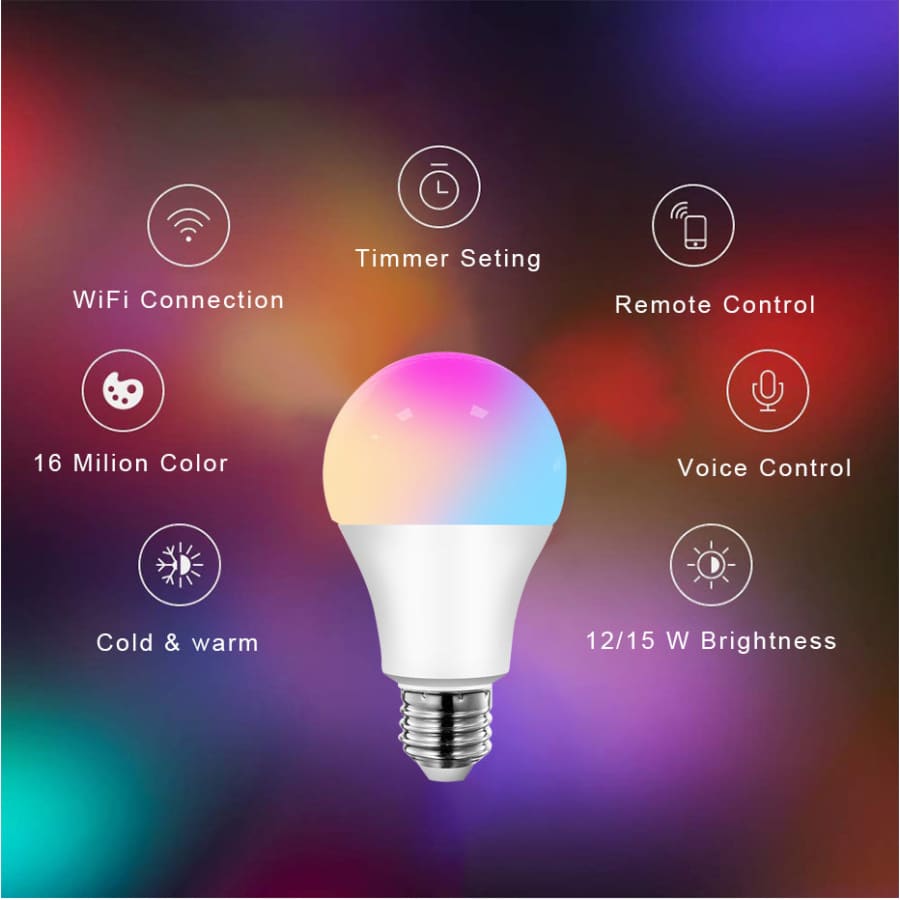 WiFi Smart Home APP Voice Control Light Bulb