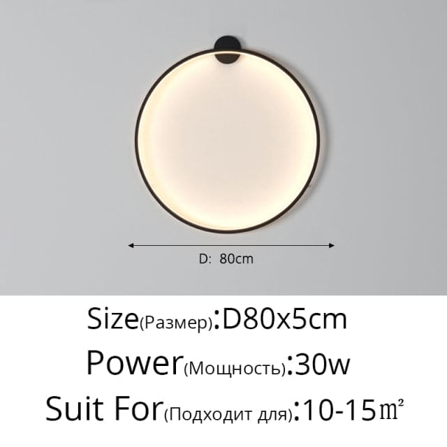 Circle Round Decoration Lamp