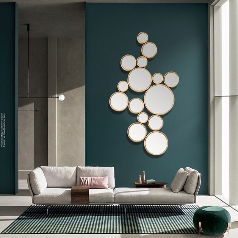 Circular Bubble Decorative Mirror