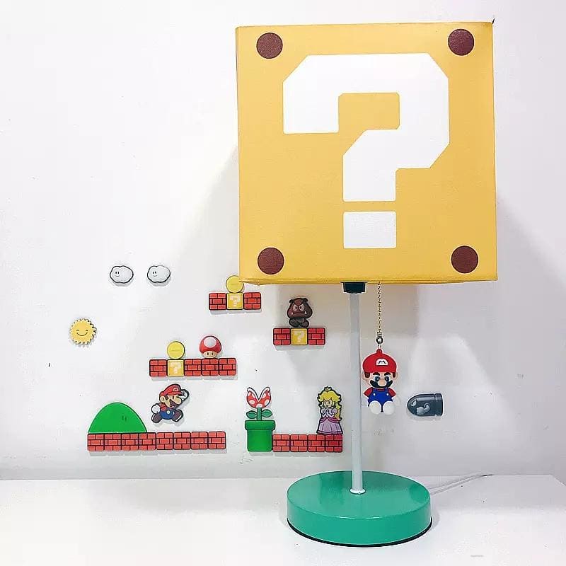 Mario Question Mark Block Table Lamp