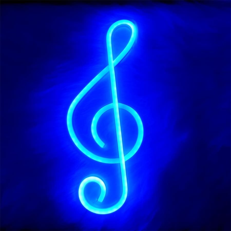 Music Symbols Neon Sign
