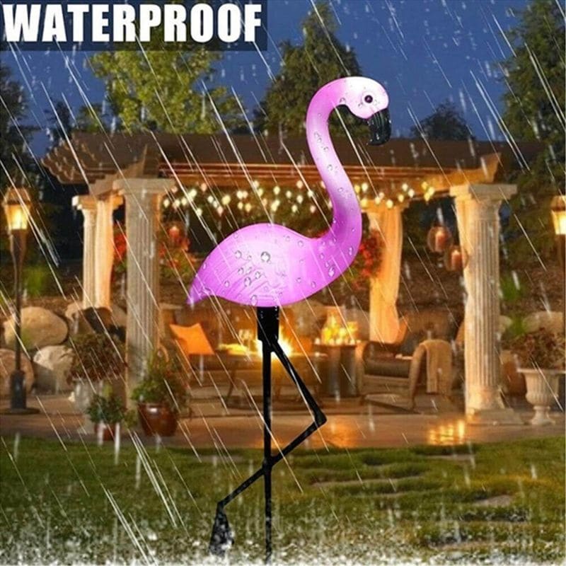 Pink Flamingo Lawn Landscape Lamp - 1PCS