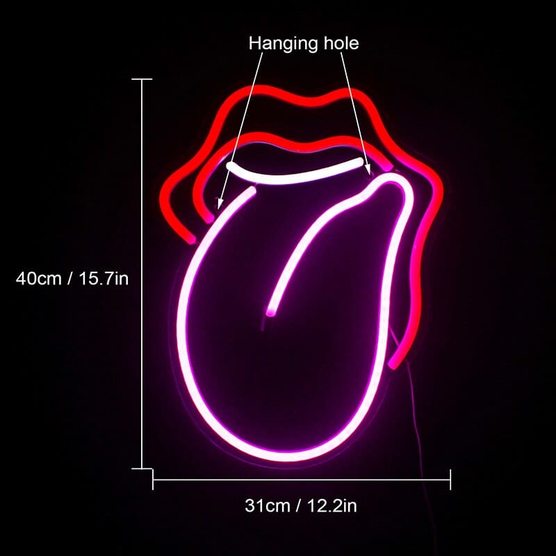 Pink Floyd Tongue Neon Sign