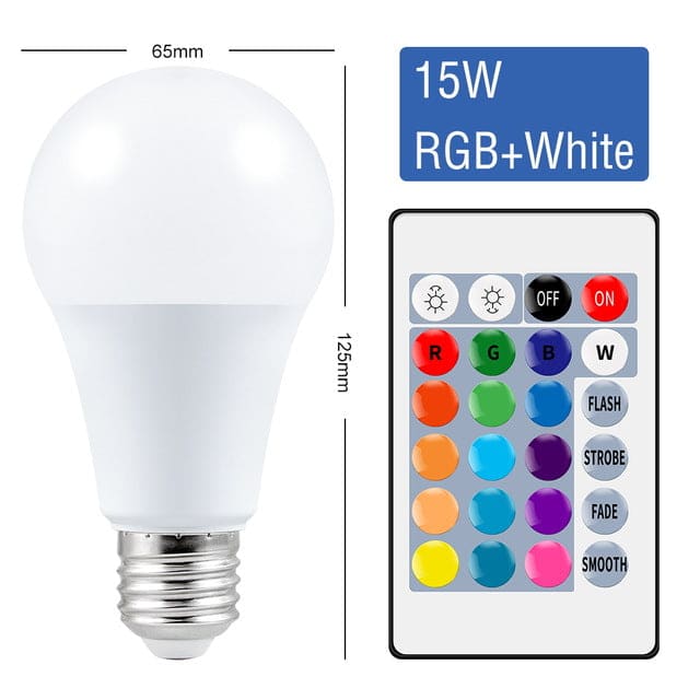 Smart Control Lamp Led RGB Light - RGB-White-15W