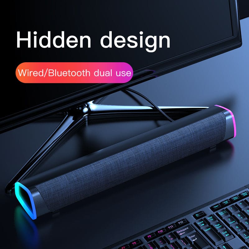 Bluetooth 6D Surround Soundbar With RGB Light