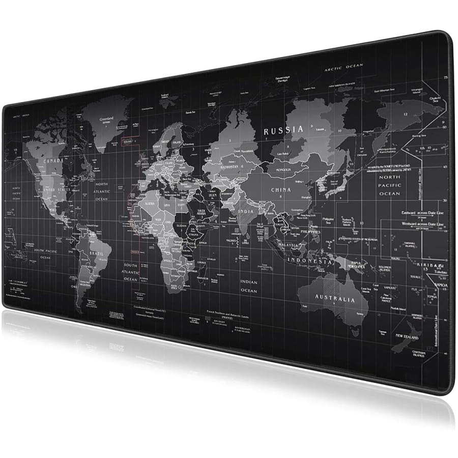 World Map RGB Computer Mouse Pad
