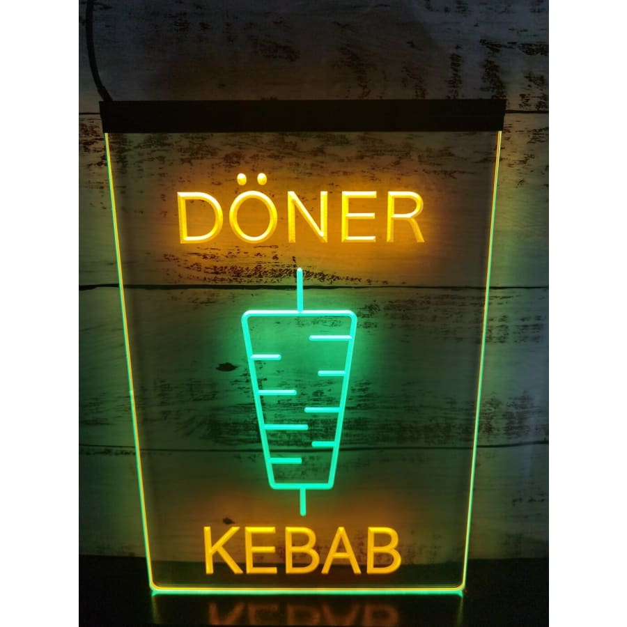 Doner Kebab Restaurant Neon Sign