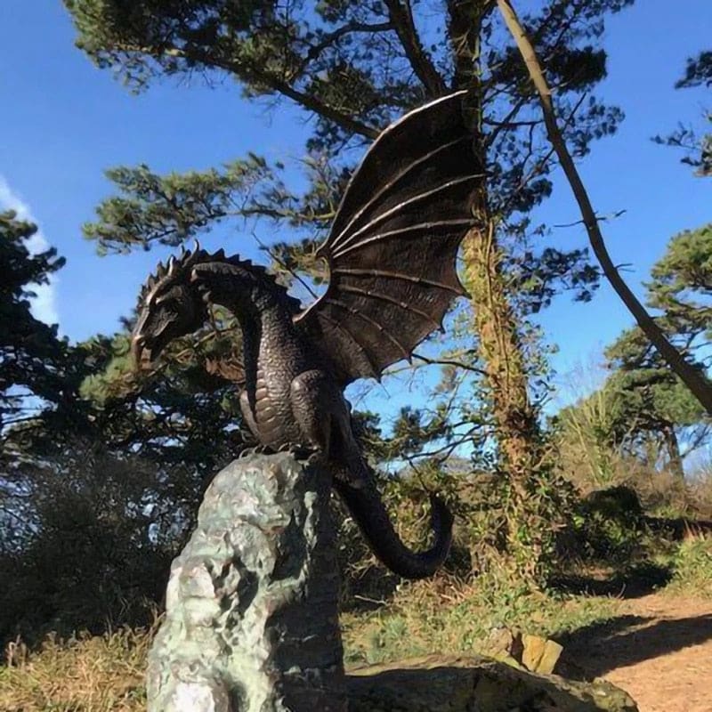Fire-breathing Dragon Water Feature
