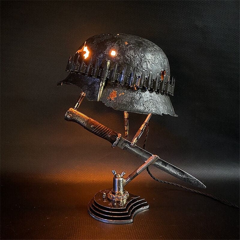 Stahlhelm Helmet Table Lamp