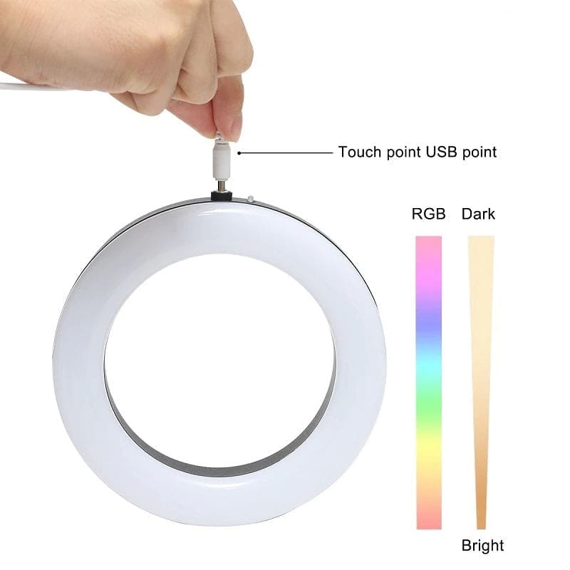LED Hookah Pipe Colorful Ring Light