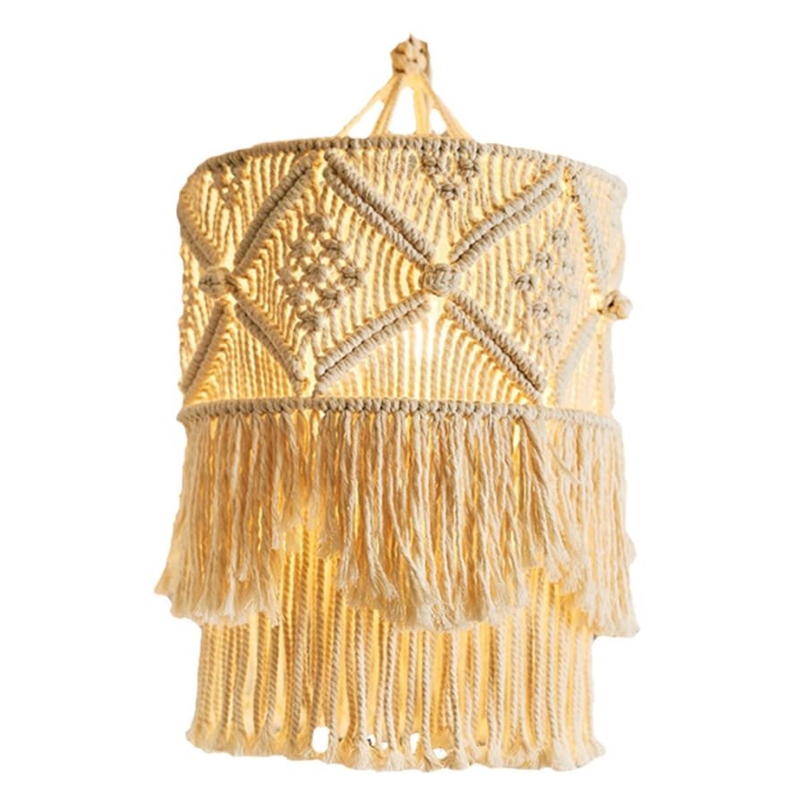 Woven Tapestry Hanging Lamp Shade
