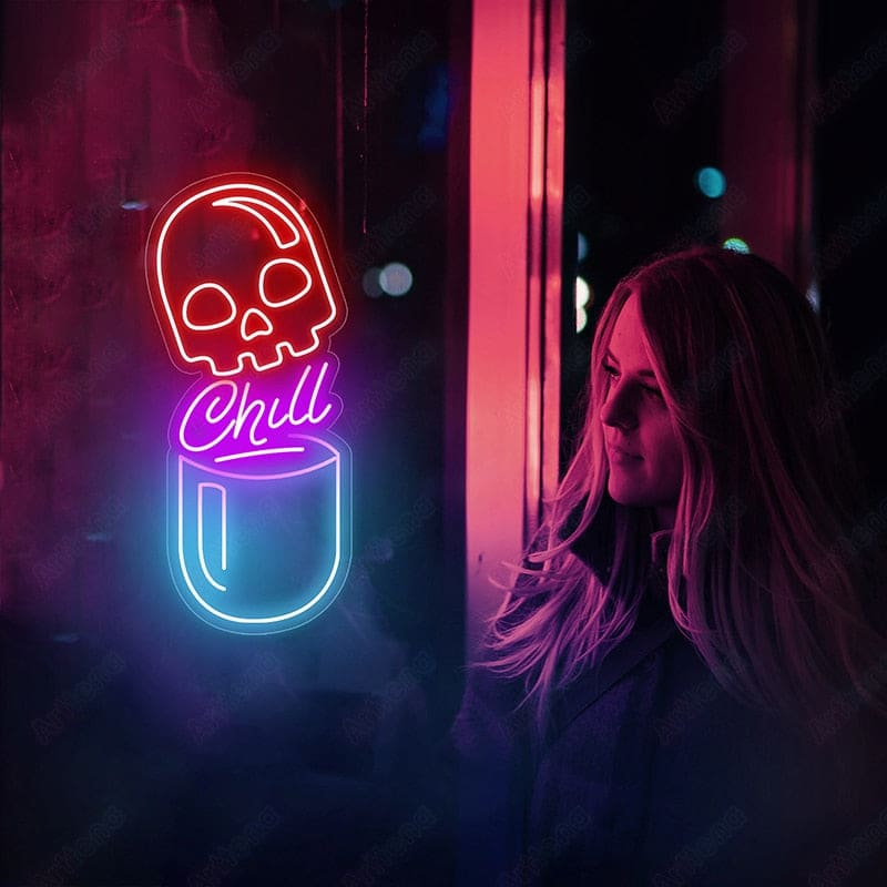 Chill Pill Neon Sign