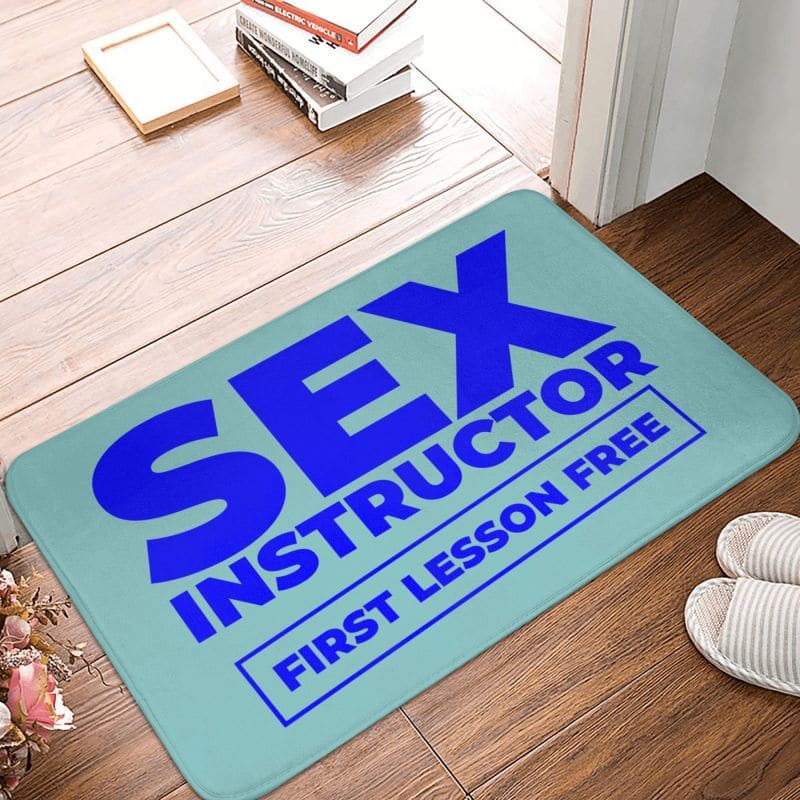 Sex Instructor Floor Door Mat