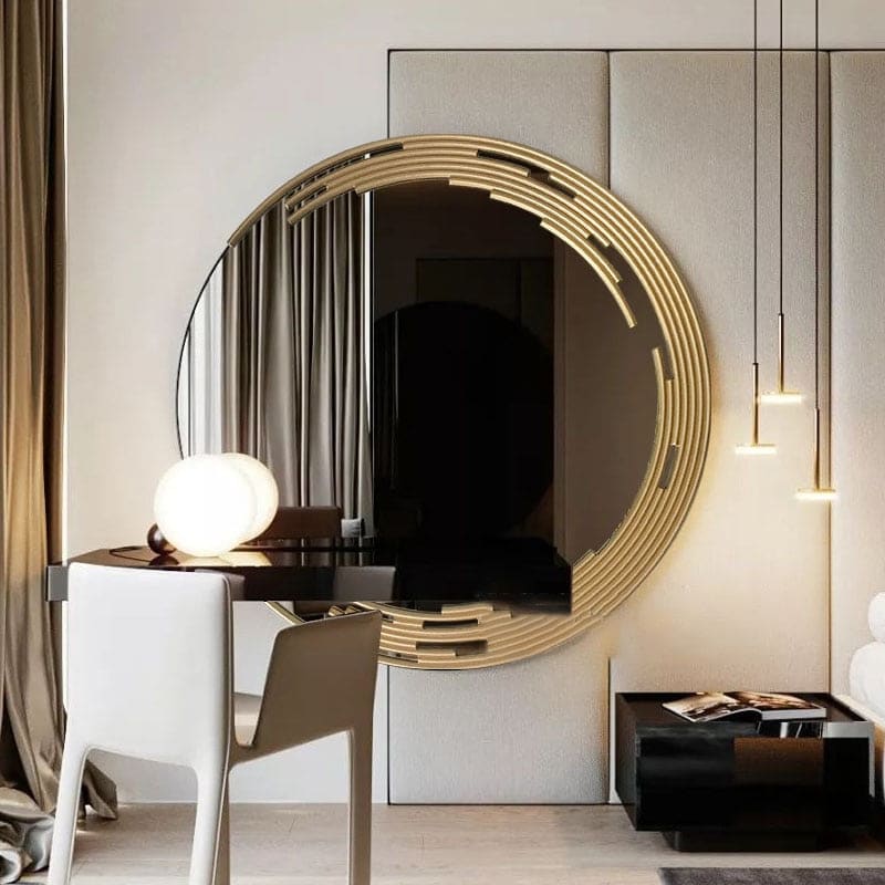 Golden Circle Vanity Mirror