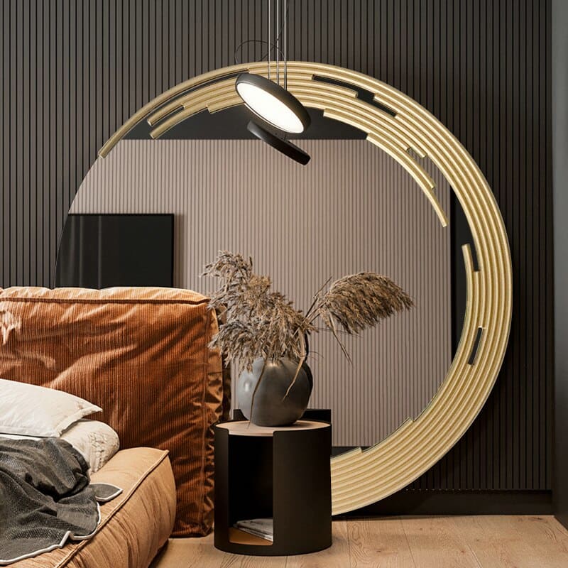 Golden Circle Vanity Mirror