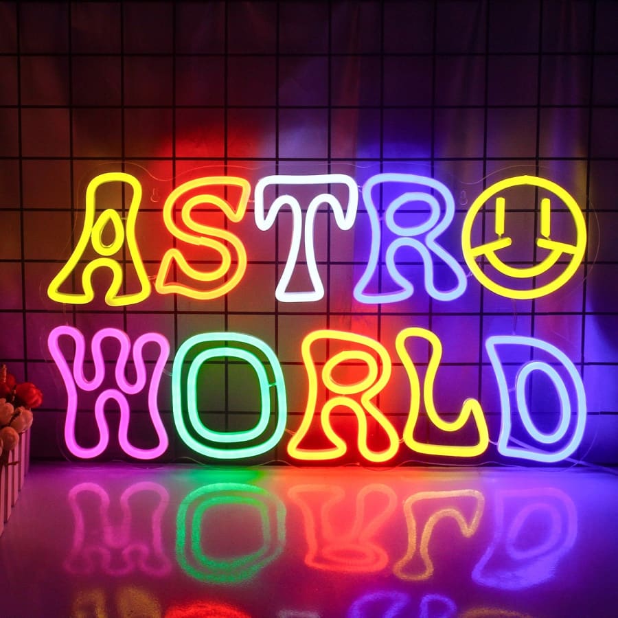 Astro World Neon LED Sign